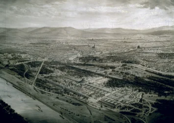 Vue de Vienne à l